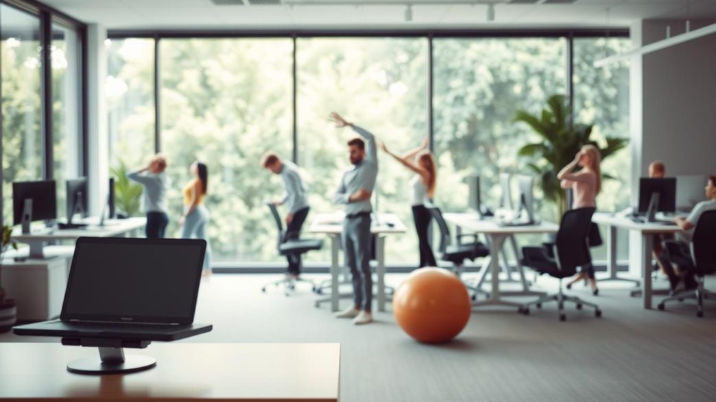 Bewegung im Büro