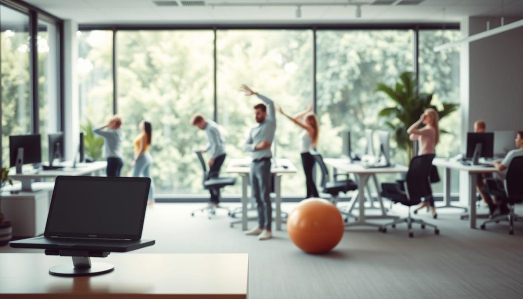 Bewegung im Büro