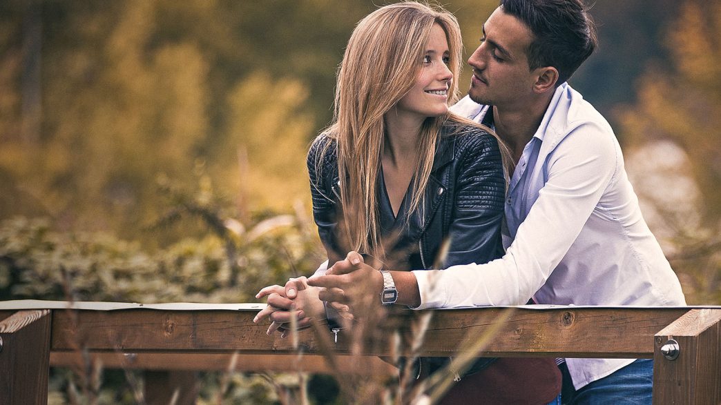 Die Liebe im Alltag - Liebespaar zusammenhalt