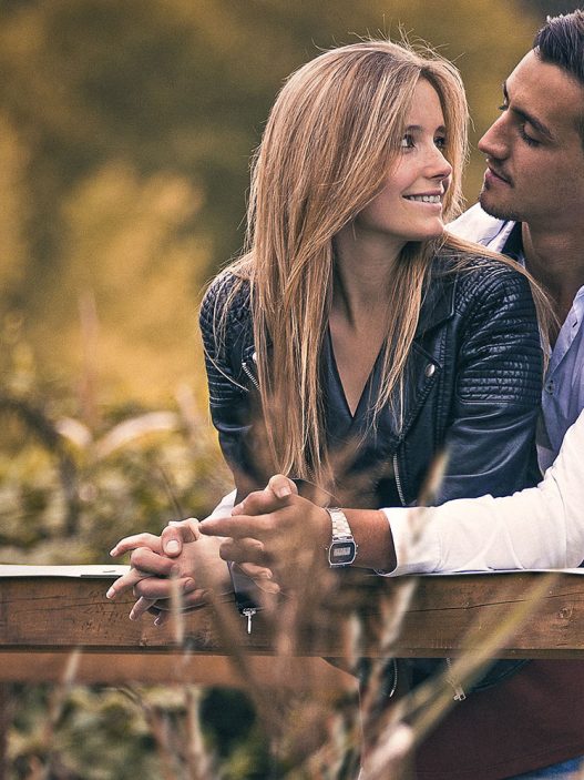 Die Liebe im Alltag - Liebespaar zusammenhalt