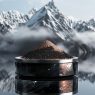 Shilajit Pulver in einer Dose